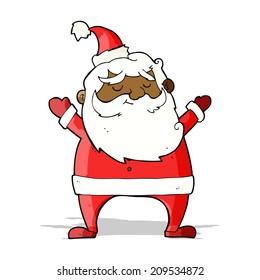 cartoon santa claus