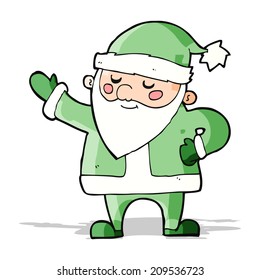 cartoon santa claus