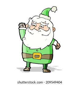 cartoon santa claus