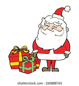 caricatura santa claus