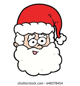 cartoon santa claus