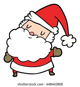 cartoon santa claus