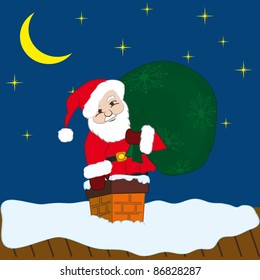 Cartoon Santa Claus