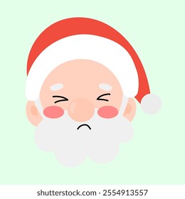 cartoon santa claus Cute vector illustration