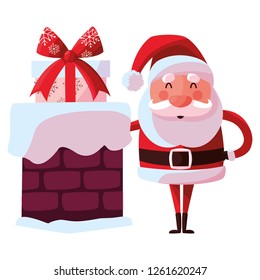 Cartoon santa claus design