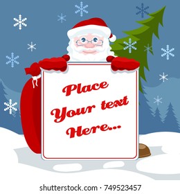 Cartoon Santa Claus template