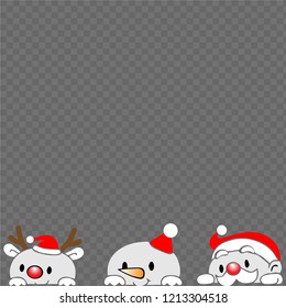 Cartoon Santa Claus. Vector.