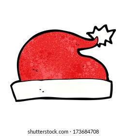 cartoon santa hat