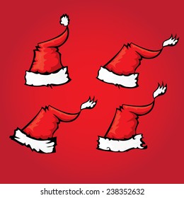 cartoon Santa red icon