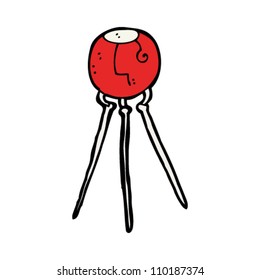 cartoon satellite