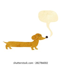 Cartoon Sausage Dog: immagine vettoriale stock (royalty free) 282786002