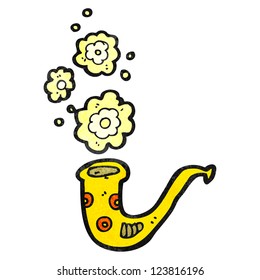 cartoon saxophone