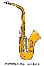 Cartoon Saxophone