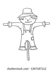 9,953 Scarecrow coloring Images, Stock Photos & Vectors | Shutterstock