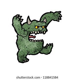 Cartoon-Gruselmonster