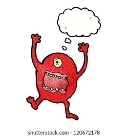 Cartoon-Gruselmonster