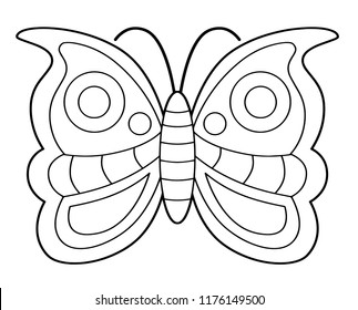 22,205 Butterfly Coloring Page Images, Stock Photos & Vectors 