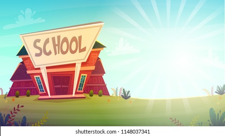 Hd Wallpaper School Cartoon