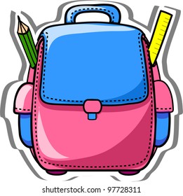 Cartoon school bag