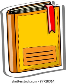 Cartoon school book