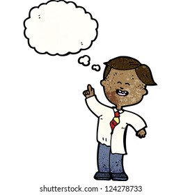 escolar de dibujos animados