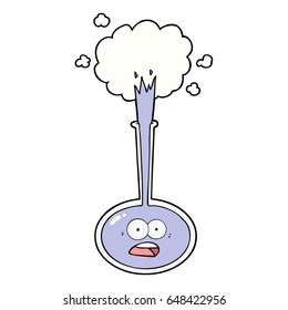 accidente de ciencia de dibujos animados