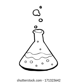 cartoon science chemicals