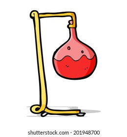 cartoon science experiment