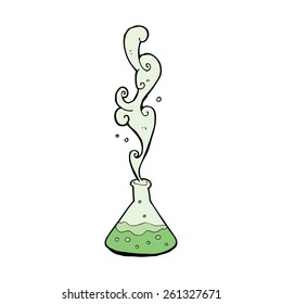 experimento de ciencia de dibujos animados