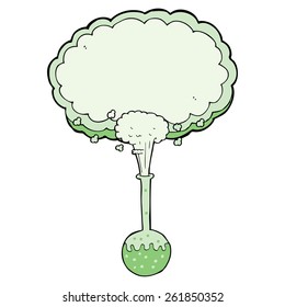 experimento de ciencia de caricaturas con espacio para texto