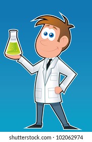 Cartoon Scientist