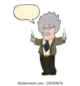 cartoon scientist