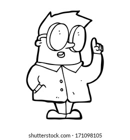 científico de caricaturas