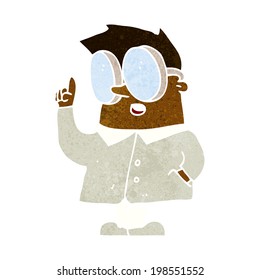 cartoon scientist
