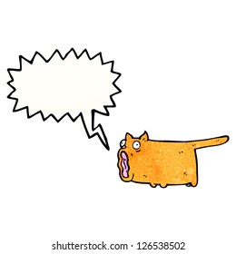 gatito gritando dibujos