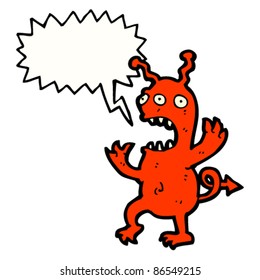 monstruo de la caricatura