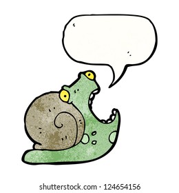 Karikaturschrei-Schnecke