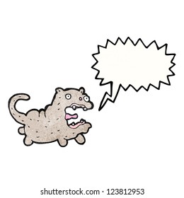 cartoon screeching cat