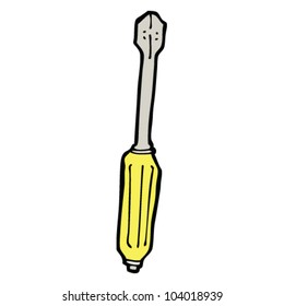 destornillador de dibujos animados