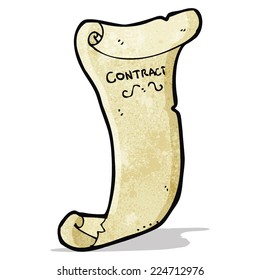 cartoon scroll contract