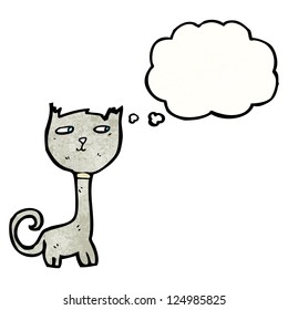 gatito de escrúpulos de dibujos animados