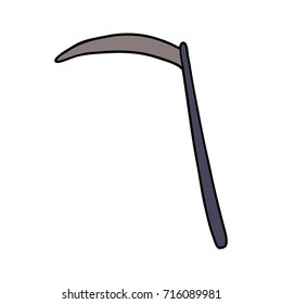 cartoon scythe
