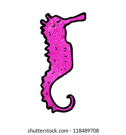 cartoon sea horse