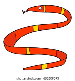 cartoon sea snake