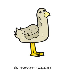cartoon seagull