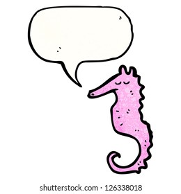 caballito de mar de dibujos animados