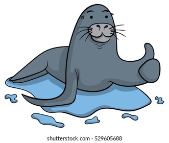 Cartoon seal of approval