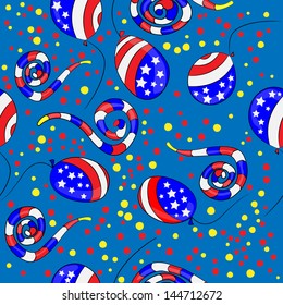 Cartoon Seamless Texture.Vector Illustration
