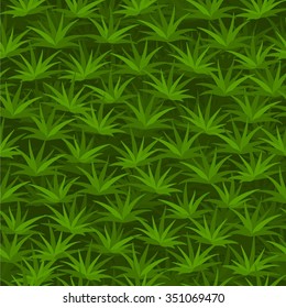 Cartoon seamless tilable grass pattern