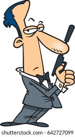 cartoon secret agent